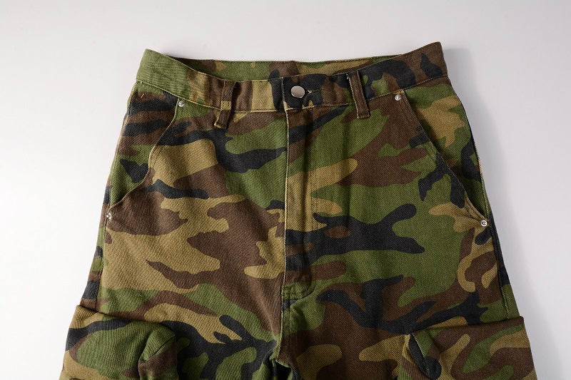 AMIRI Slim Fit Distressed Jeans – Full Logo Edition
