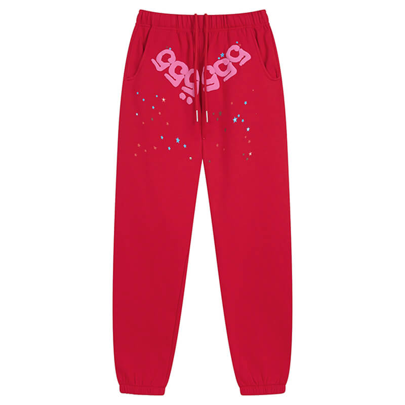 Sp5der 555 Young Thug Jogger Pants – Red