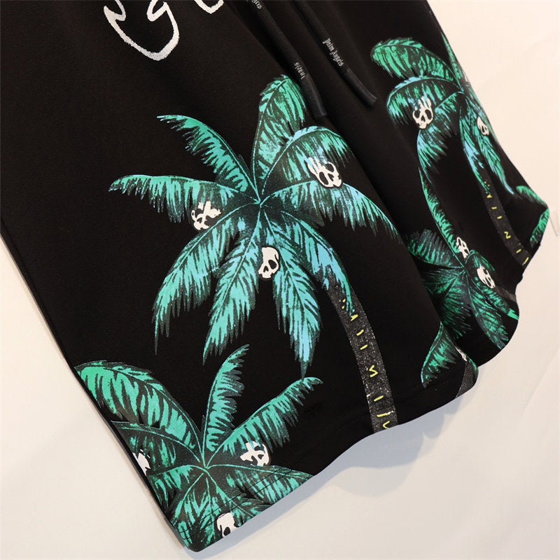 Palm Angels Shorts – Men's Cotton Shorts | Black & Apricot
