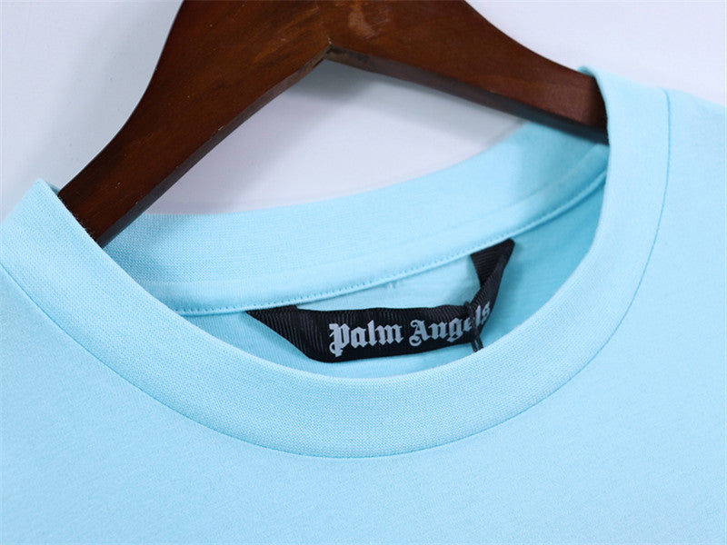 Palm Angels Wish You Were Here Postcard Photo Fill Oversized T-Shirt
