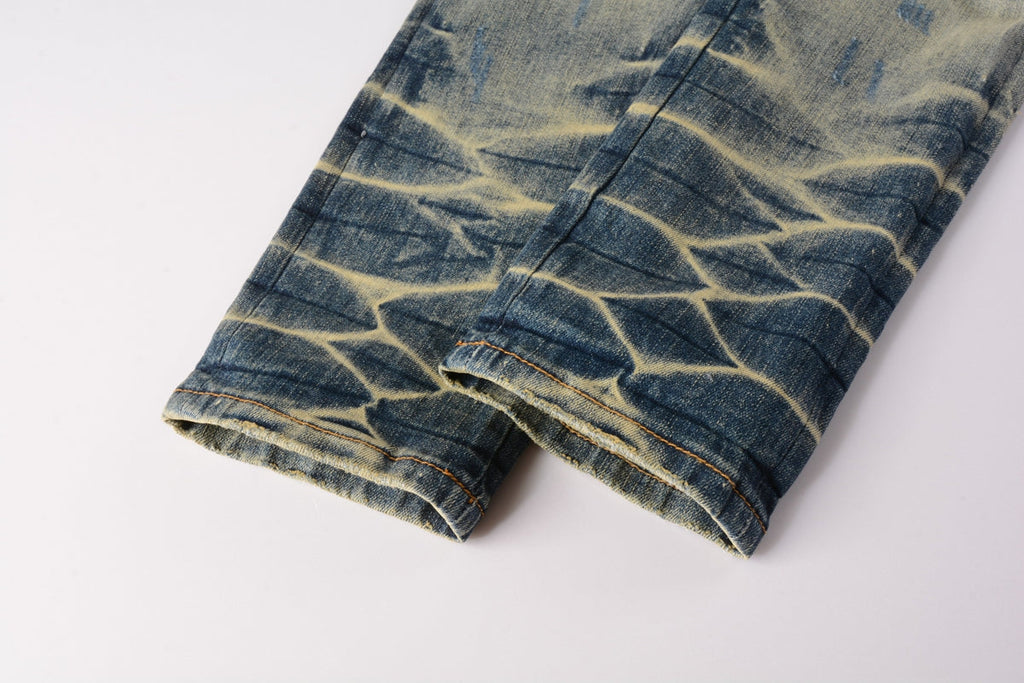 AMIRI Slim Fit Distressed Jeans – Full Length Denim