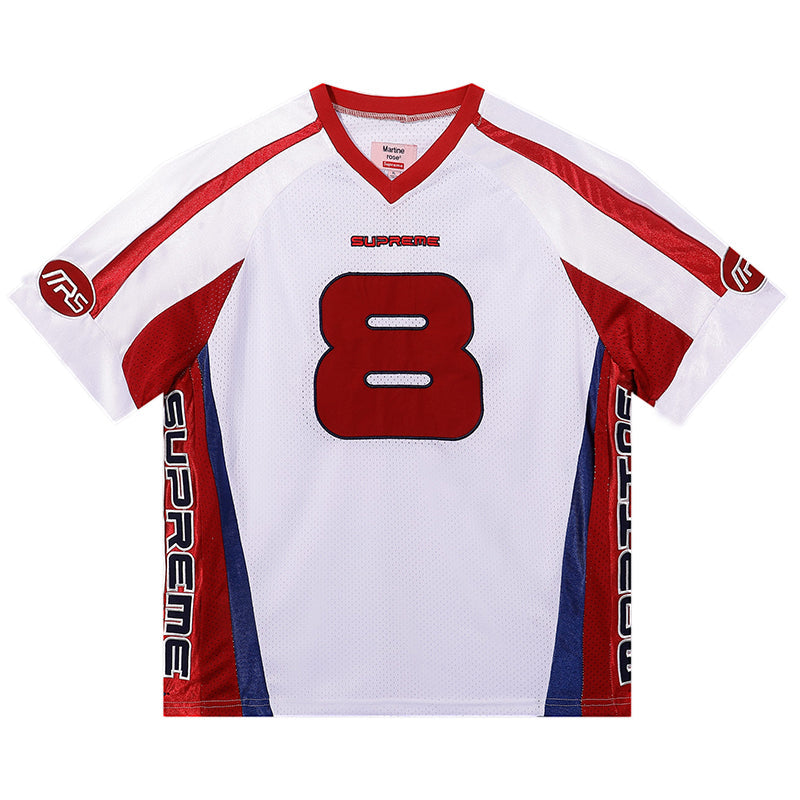 Supreme Martine Rose Football Jersey — Black / White