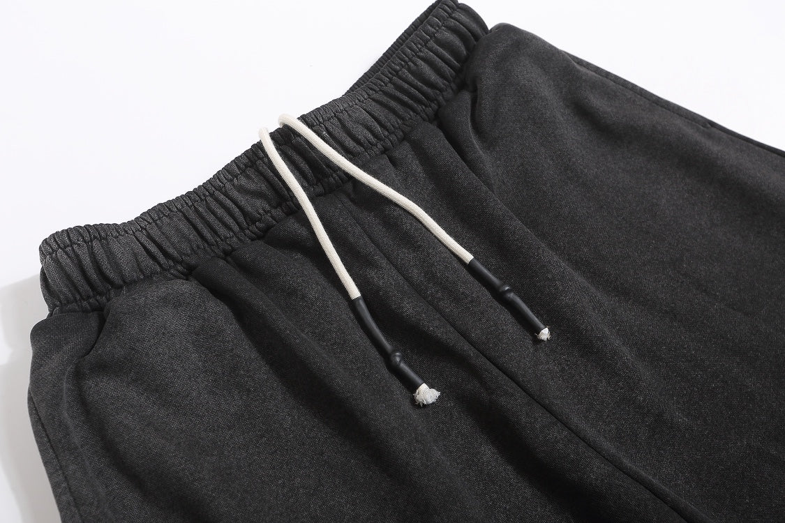 Palm Angels The Palm Cotton Sweat Shorts — Black