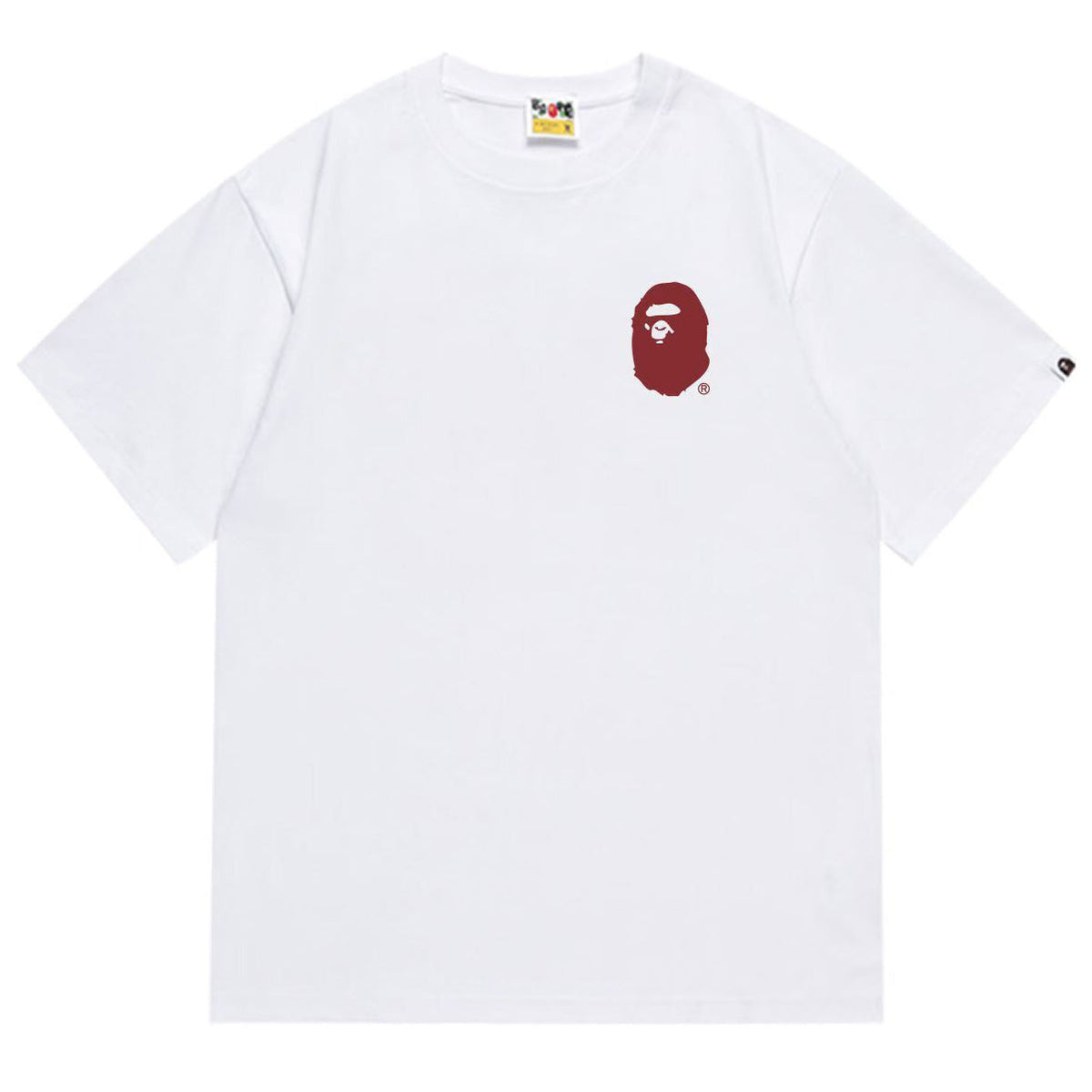 BAPE Ape Head Graphic Tee – Crew Neck Relaxed Fit