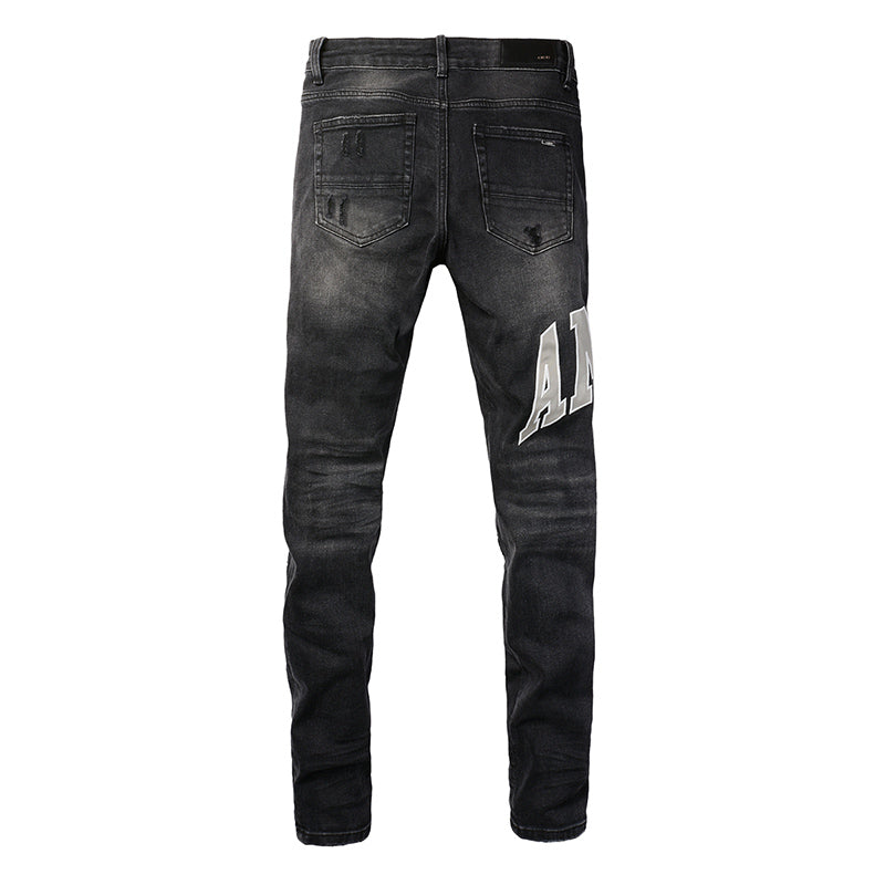 AMIRI Slim Fit Distressed Jeans – Full Length Denim