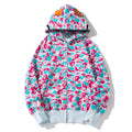 BAPE Miami City Limited Camo Shark Hoodie