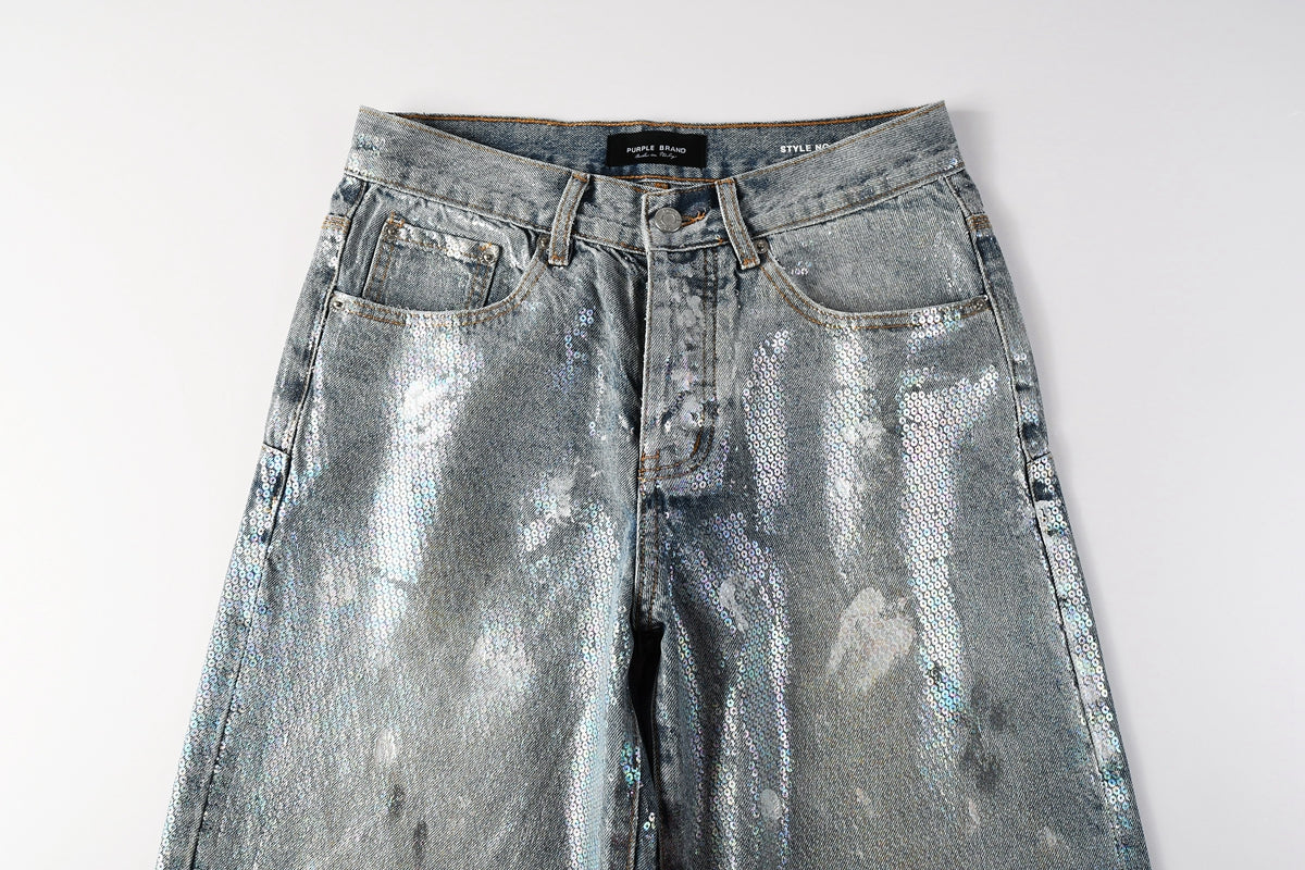 Purple Brand Crystal Diamond Skinny Jeans #PU108