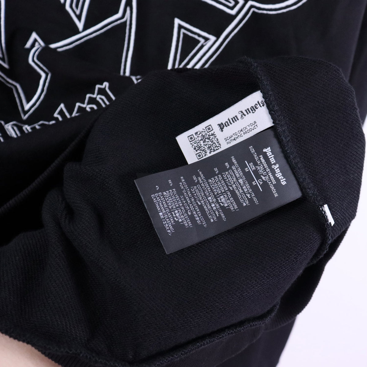 Palm Angels Hoodie – Black Men's Premium Cotton Hoodie