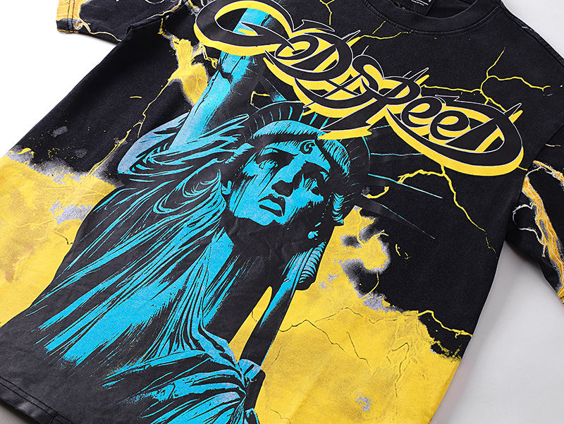 GODSPEED Statue of Liberty Graphic T-Shirt