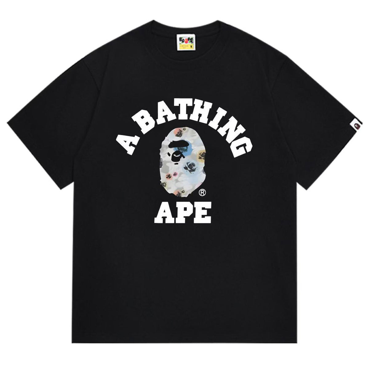 BAPE Ape Head Graphic Tee – Relaxed Fit 100% Cotton