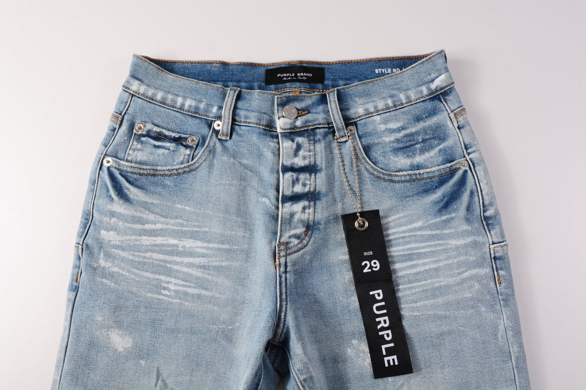 Purple Brand Relaxed-Fit Denim Shorts #5091