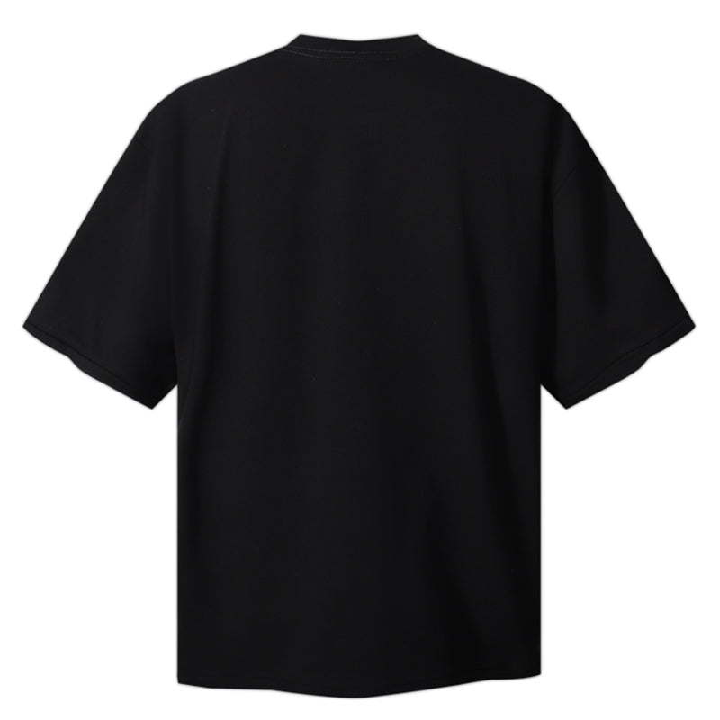RHUDE Youth of America Tee – Black / White / Apricot