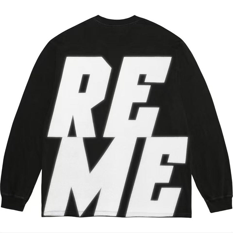 Supreme Reflective L/S Top — Black