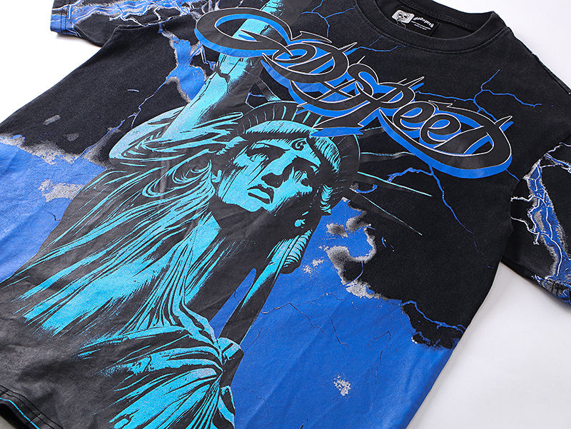 GODSPEED Statue of Liberty Graphic T-Shirt