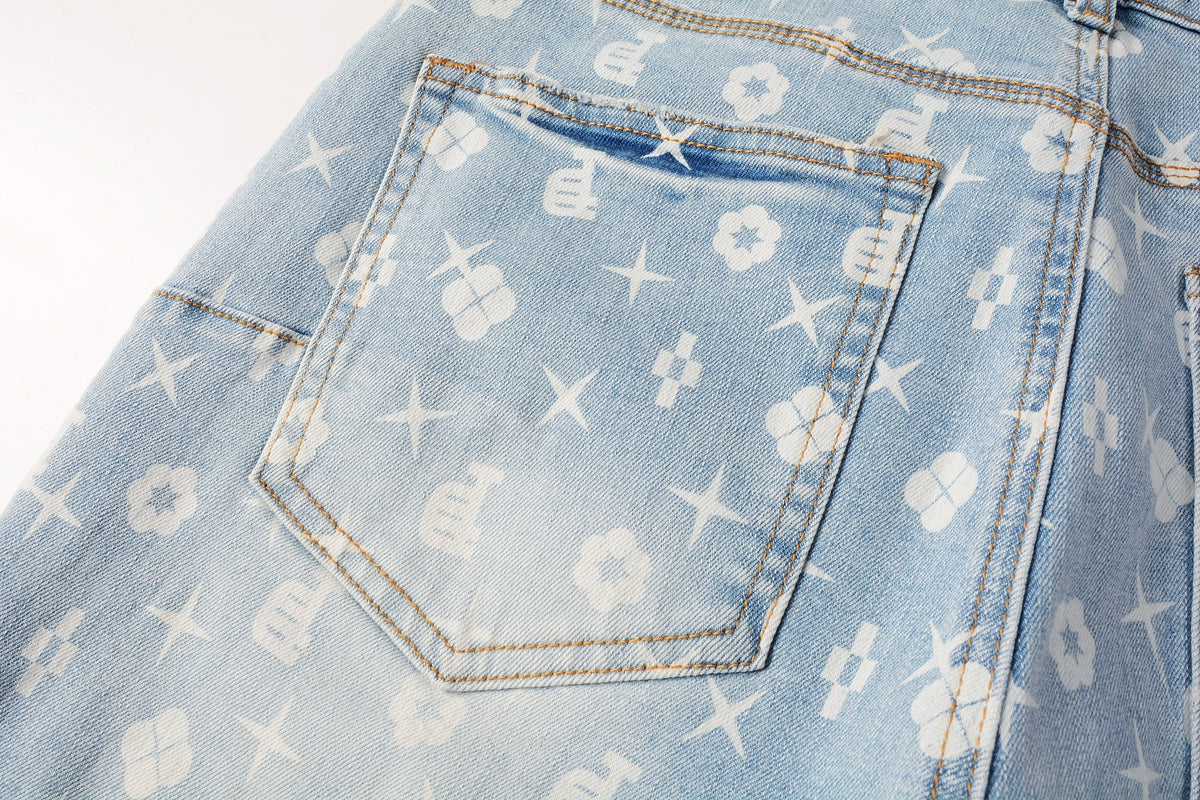 Purple Brand Denim Shorts #5089 | Relaxed Fit Cotton