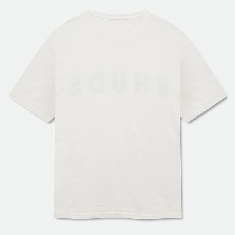 RHUDE Distressed-Effect T-Shirt – White