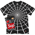 Supreme Hanes Spider-Man Tagless Tees (2 Pack) — Black / White / Red
