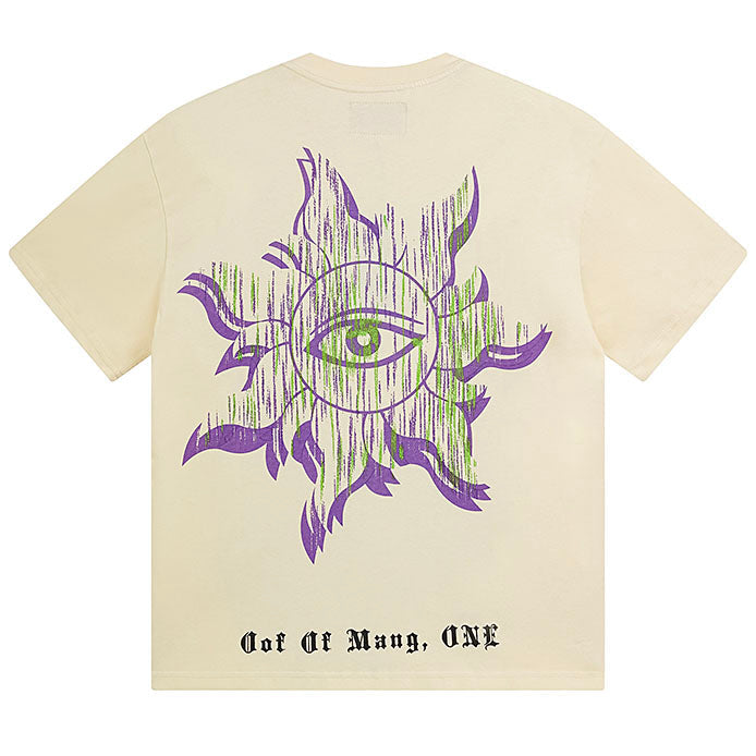 GODSPEED Forbidden Fruit Graphic T-Shirt – 100% Cotton | Apricot