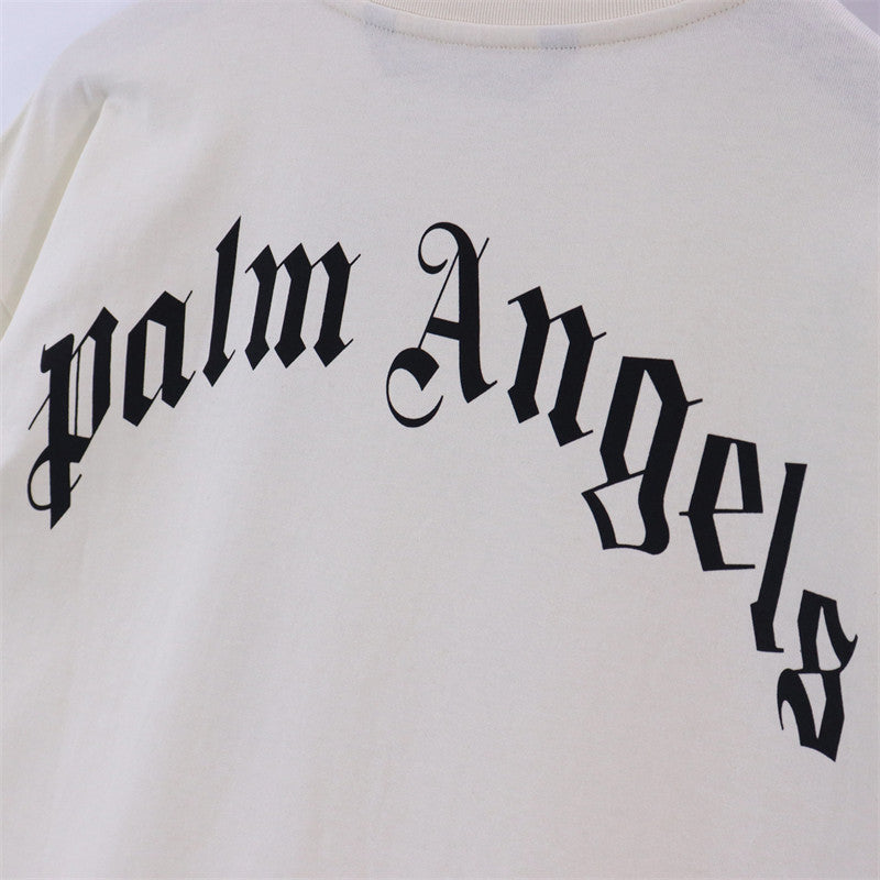 Palm Angels Crystal Skull Graphic T-Shirt