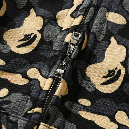 BAPE Camo Shark Double-Zip Hoodie