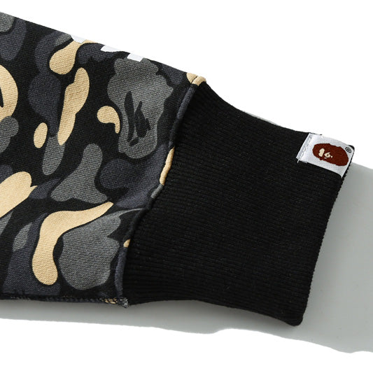 BAPE Camo Shark Double-Zip Hoodie