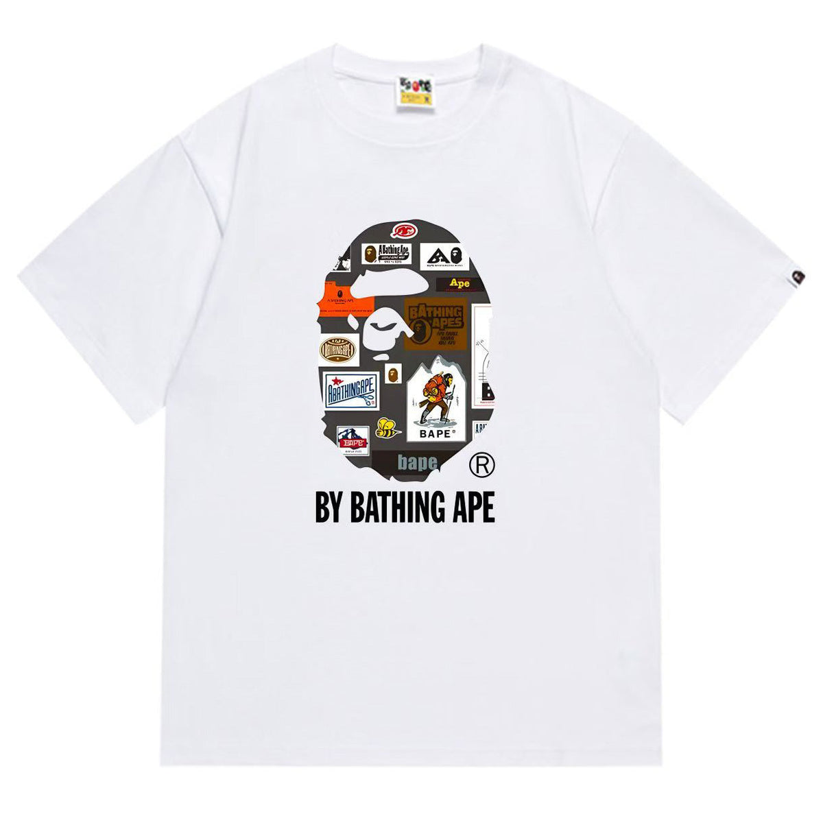 BAPE Ape Head Graphic Tee – Crew Neck Relaxed Fit