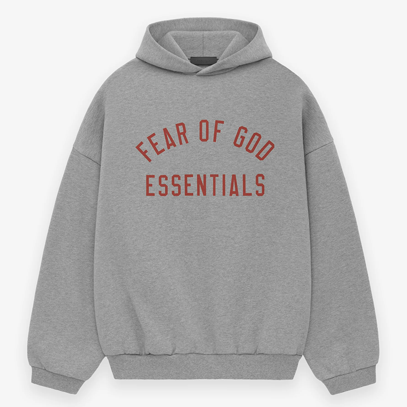 Fear Of God Essentials 24FW Fleece-Lined Hoodie – Dark Green / Black / Grey