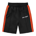Palm Angels Sports Shorts – Orange & Black | Cotton