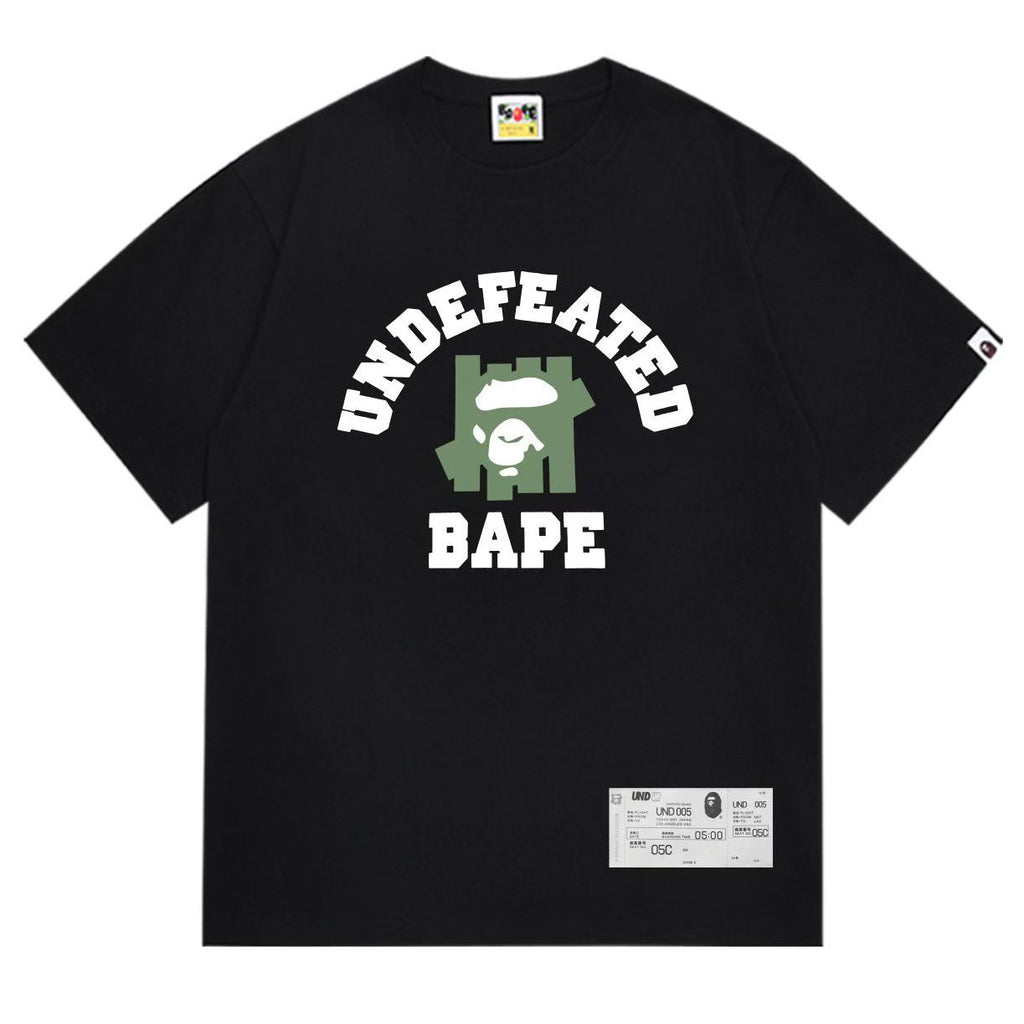 BAPE Ape Head Graphic Tee - Black & White