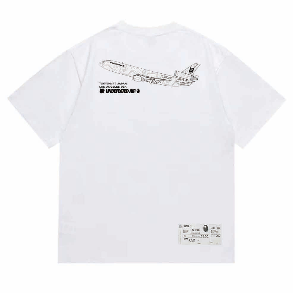 BAPE Ape Head Printed Tee - Black & White
