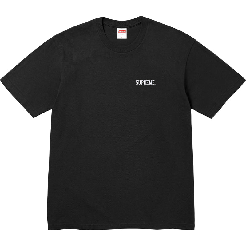 Supreme 26SS Mike Kelley Banner Tee — Black / White