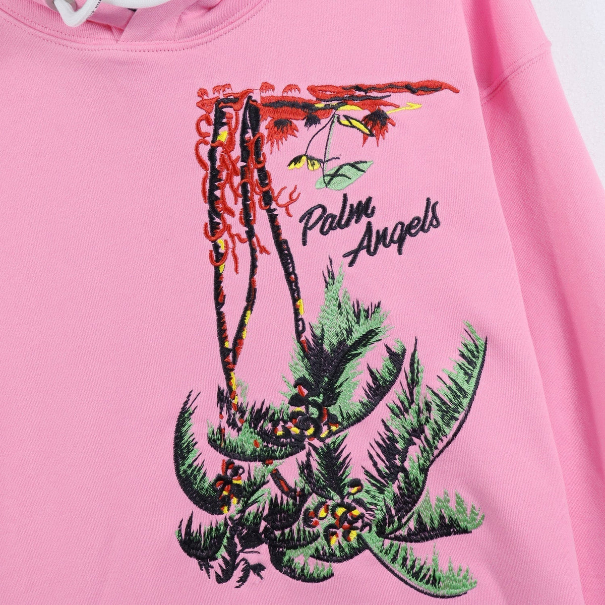 Palm Angels Hoodie – Men's Premium Cotton Hoodie | Pink & Black