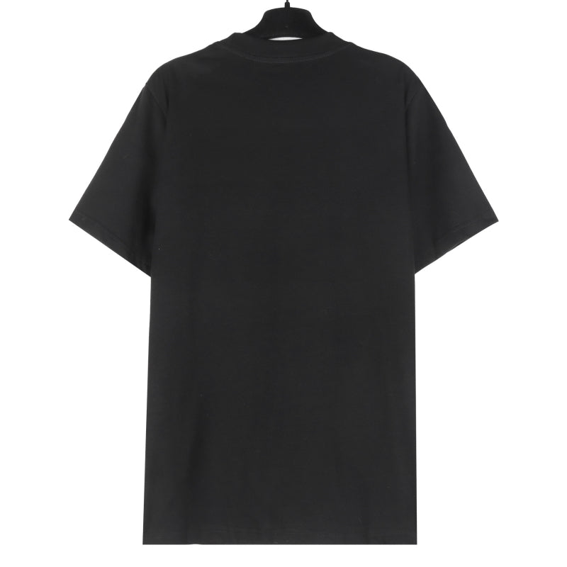Palm Angels Gradient Spray Paint Palm Tree Script Logo Oversized T-Shirt