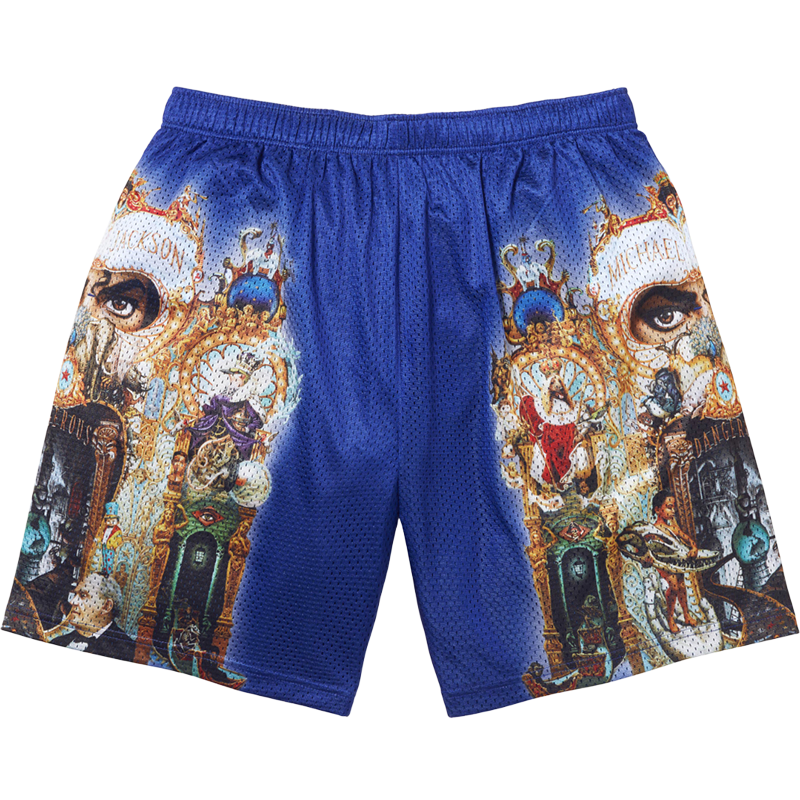 Supreme Michael Jackson Dangerous Mesh Short – Blue