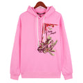 Palm Angels Hoodie – Men's Premium Cotton Hoodie | Pink & Black