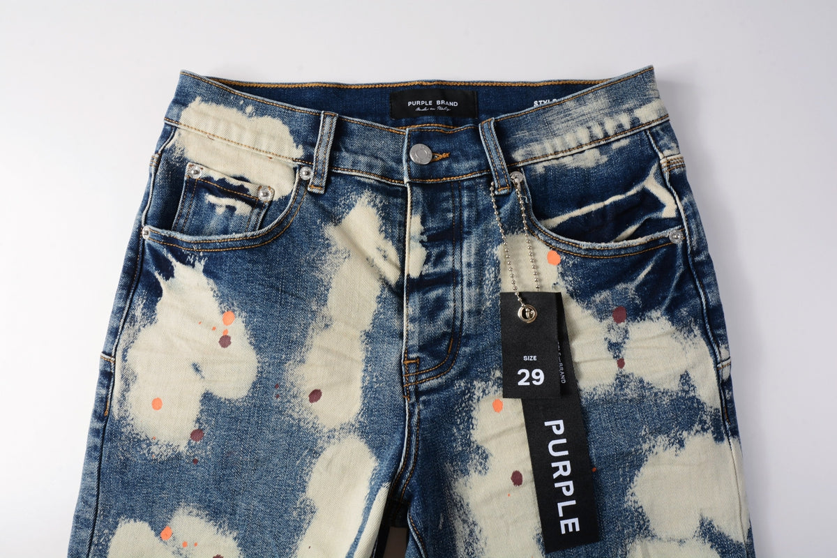 Purple Brand Relaxed Fit Denim Shorts