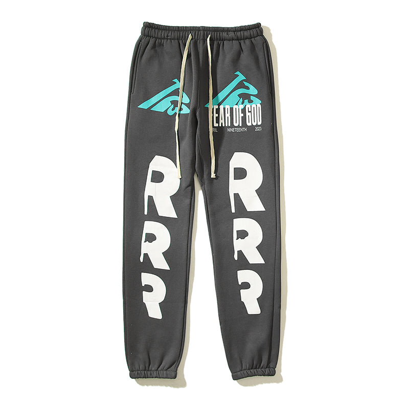 Fear Of God × RRR123 April Nineteenth 2023 Collab Sweatpants – Apricot / Grey