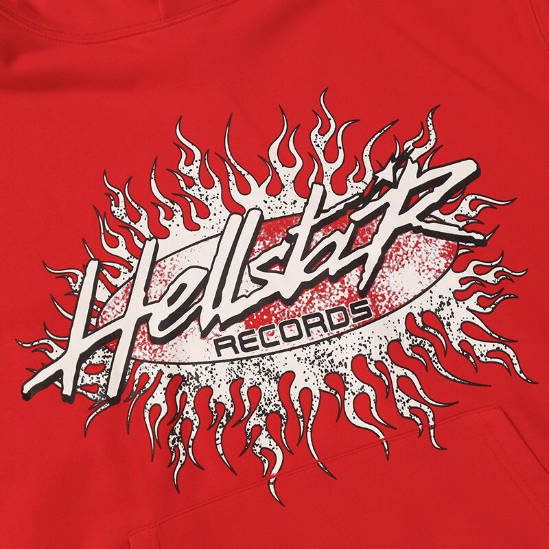 Hellstar Studios Records Hoodie Red