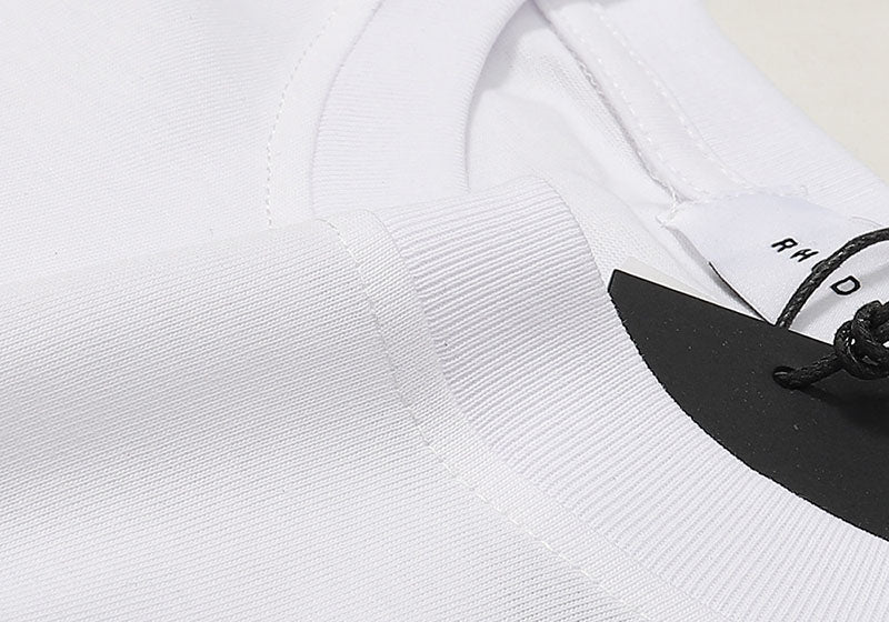 RHUDE T-Shirt – Black / Apricot / White