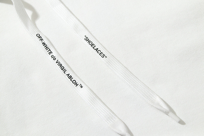 Off-White Oil Painting Series Arrow Hoodie – Monochrome Photo Print