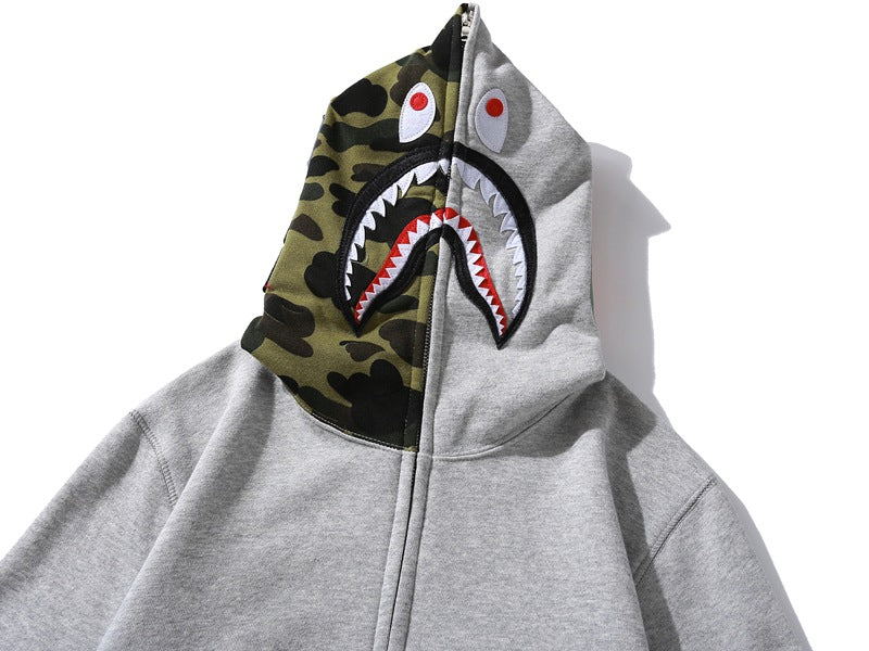 BAPE Camo Fleece Full-Zip Hoodie