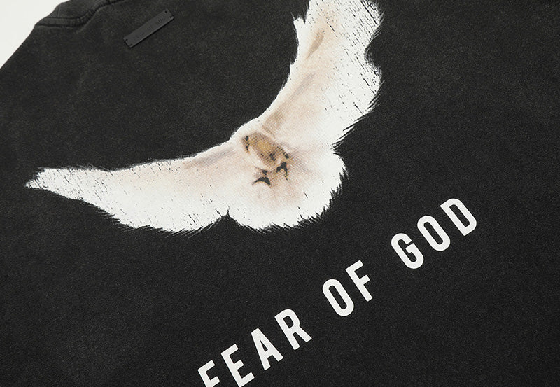 Fear of God Dove Pattern T-Shirt – Black