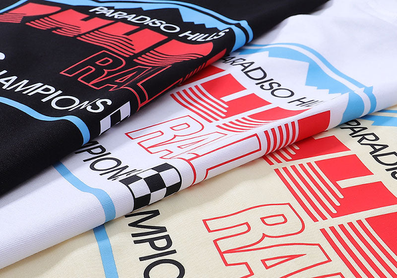 RHUDE Black Dove Lettering Print T-Shirt