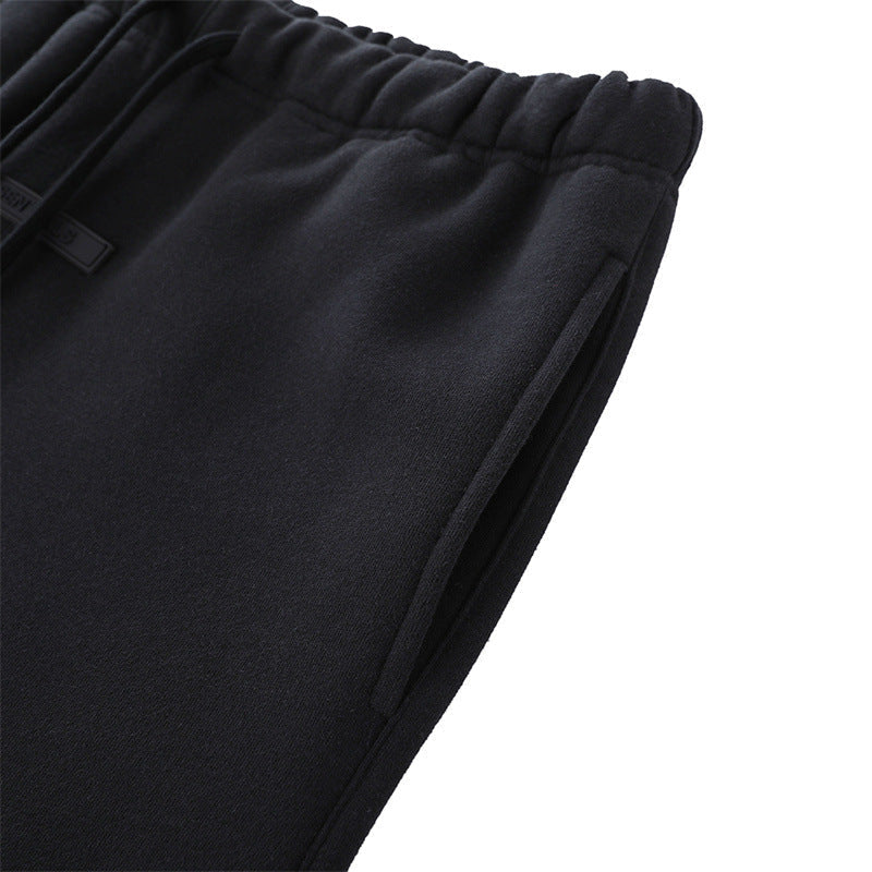 Fear Of God Essentials Fleece-Lined Relaxed Pants – Black