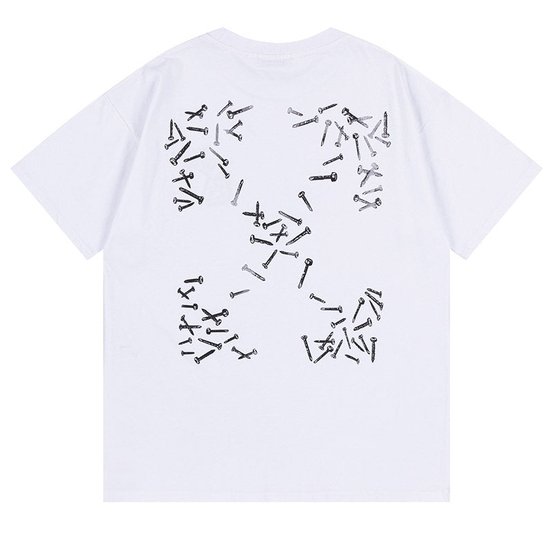 Off-White Arrows-Print T-Shirt — Grey / Black / White