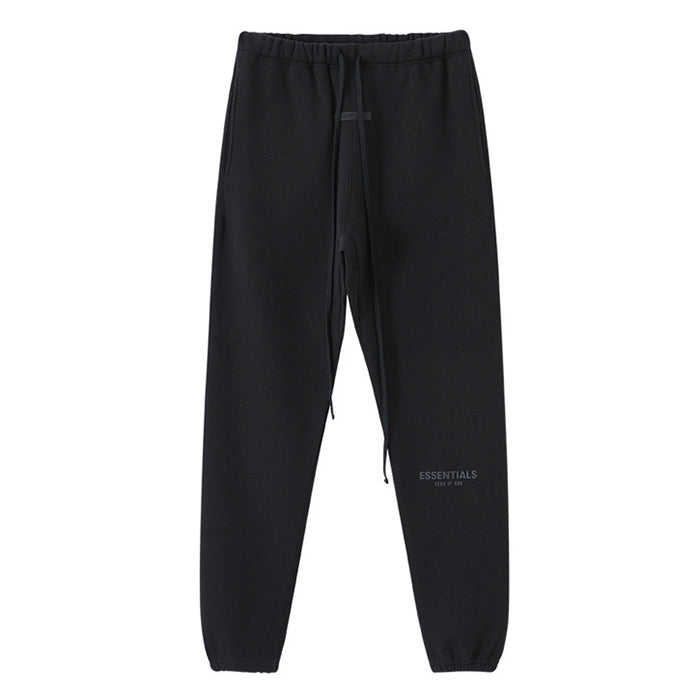 Fear Of God Essentials Fleece-Lined Relaxed Pants – Black