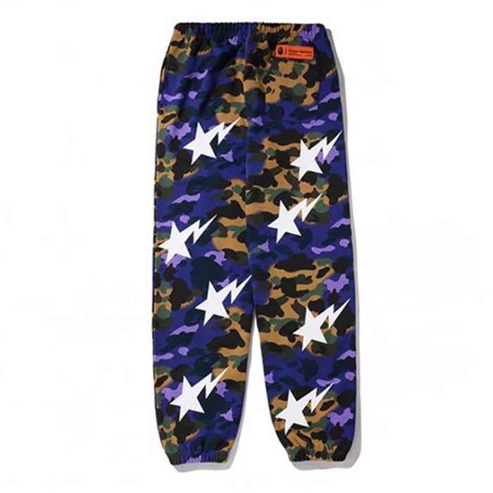 BAPE Star Camo Shark Full-Length Pants