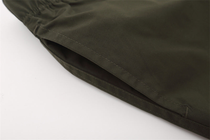 Fear of God Essentials Shorts – Black Green / Dark Purple