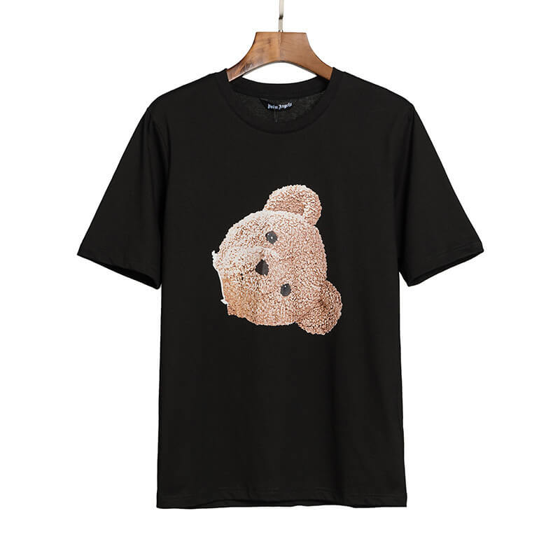 Palm Angels Broken Bear Head Oversized Graphic T-Shirt