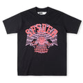 SP5DER Cross Country Slub Graphic T-Shirt – Black